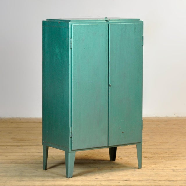Industrial Industrial Iron Cabinet, 1970s For Sale - Image 3 of 15