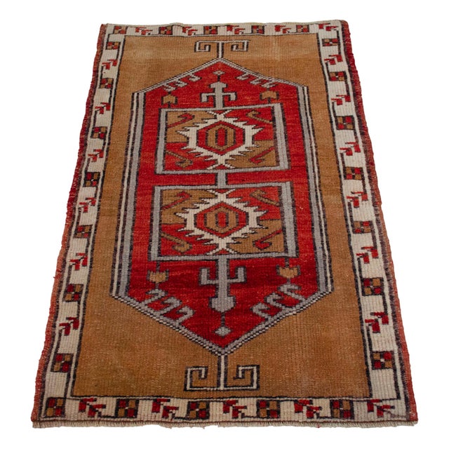 1980s Turkish Rug -1′11″ × 3′3″ For Sale - Image 6 of 14