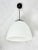 Czech Sunburst White Milk Glass and Bakelite Pendant Lamp from Napako, 1930s, in Flawless conditions. Designed 1920 to...