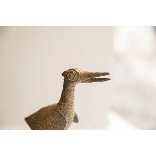 Tribal Vintage African Bird Sculpture For Sale - Image 3 of 7