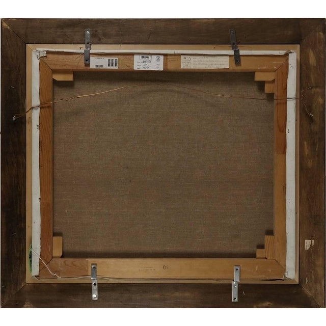 Textile John Dobbs, Play at The Plate, Sporting Scene, 1981 For Sale - Image 7 of 8