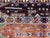6'10" X 10'2" Persian Style Tribal Striped Area Rug For Sale - Image 9 of 16