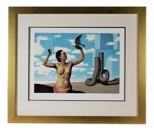 (after) René Magritte, Une Jeune Femme Presente Avec Grace, from Les Enfants Trouves