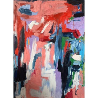 "Our Day Will Come" Contemporary Abstract Expressionist Oil Painting by Monica Shulman For Sale