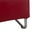Animal Skin Leather Armchair Red from Koinor For Sale - Image 7 of 14