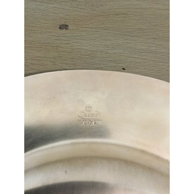 Vintage 1950s Trent Silver on Copper Meat Platter #4004 For Sale - Image 10 of 12