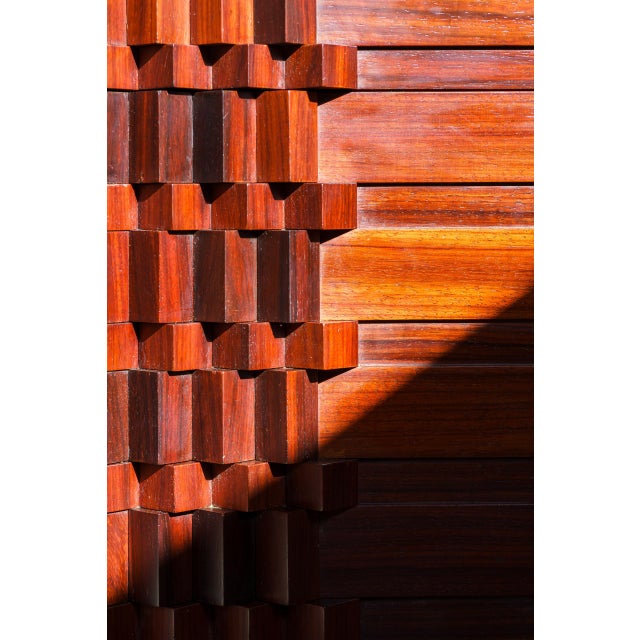 Diamante Night Cabinets in Mahogany, 1970s, Set of 2 For Sale - Image 9 of 10