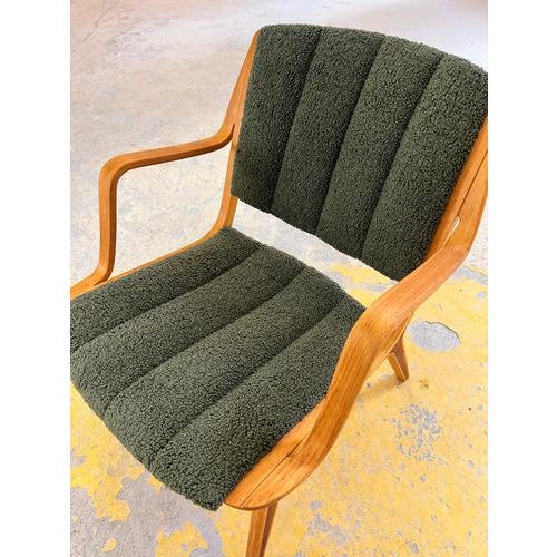 Wood AX Lounge Chair by Peter Hvidt and Orla Mølgaard-Nielsen for Fritz Hansen For Sale - Image 7 of 11