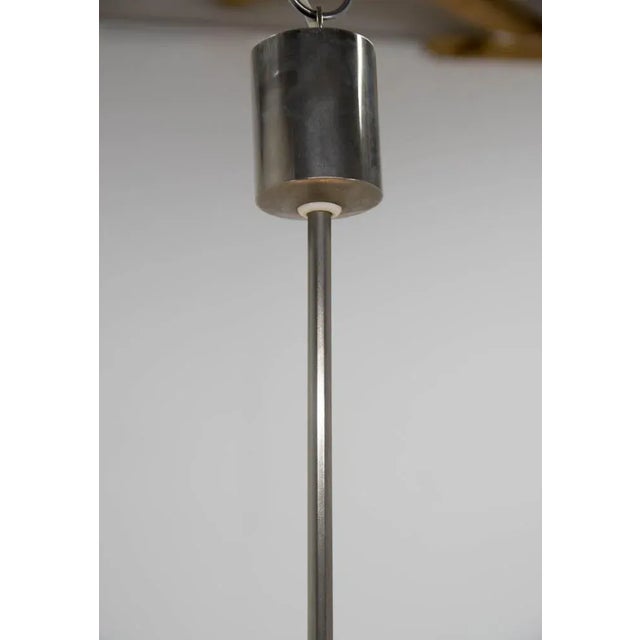 Wood & Glass Ceiling Lamp, Germany, 1960s For Sale - Image 4 of 11