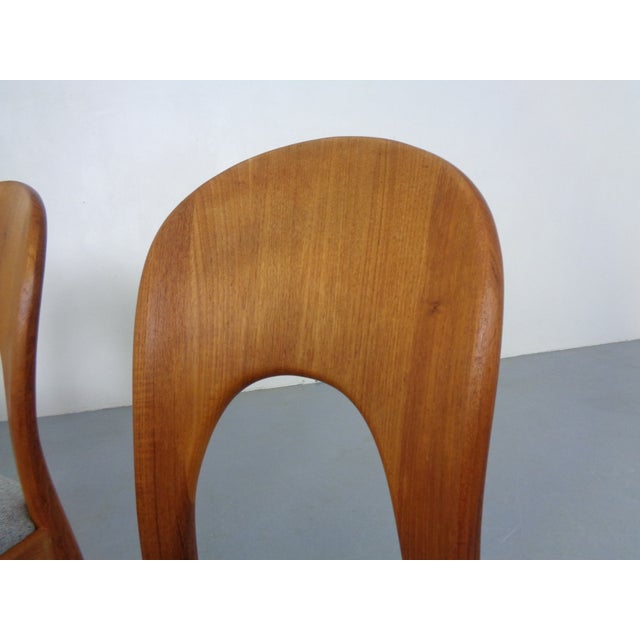 Vintage Morten Dining Chairs in Teak by Niels Koefoed for Hornslet Møbelfabrik, 1970s, Set of 4 For Sale - Image 11 of 16
