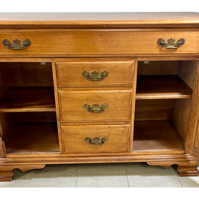 Mid 20th Century Mid 20th Century Rock Maple Buffet For Sale - Image 5 of 8