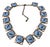 Renoir Style Copper and Enamel Link Necklace For Sale
