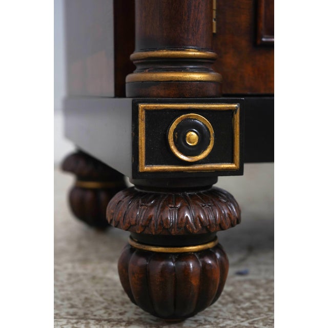 Maitland Smith Mahogany Empire Style Sideboard For Sale - Image 12 of 18
