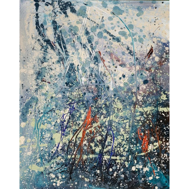 2020s Contemporary Abstract Oil on Canvas "Lush Damp 2" by Reiner Heidorn For Sale - Image 5 of 5