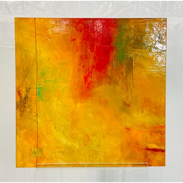 Abstract Sam Richardson “Amana Series” Abstract Painting on Board, American Contemporary For Sale - Image 3 of 18