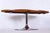 Functionalism Oval Table in Chrome and Walnut from Kovona, Czechia, 1960s For Sale - Image 3 of 14