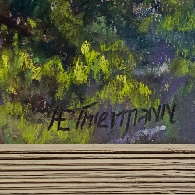 Ann Thiermann Monterey Bay Pastel Landscape Painting 22" Framed For Sale - Image 9 of 10