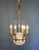 1950s French Empire Style Brass & Crystal 8-Light Chandelier For Sale - Image 12 of 12