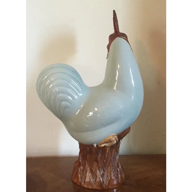 18th Century 18th Century Chinese Porcelain Model of a Rooster, Cockerel or Chicken For Sale - Image 5 of 10