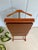 Wood Fratelli Reguitti Electric Man's Valet-Italian Clothes Rack With Wheels-1960s Trouser Pants Press Rolling Stand For Sale - Image 7 of 12