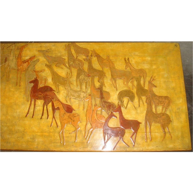 Asian 1960s Folk Art, Japanese Coffee Table For Sale - Image 3 of 13