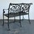 Vintage Wrought Iron Ivy Bench For Sale - Image 11 of 12