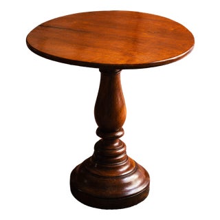 Round Walnut Coffee Table, 1800s For Sale