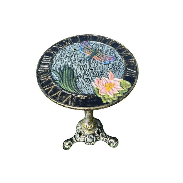 Metal Antique Cast Iron Occasional Table For Sale - Image 7 of 7