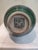 Chinese Ceramic Vase Qianlong Marked Green Glaze Black Painting Porcelain Vase Hand Painted Flowers Pattern For Sale In Seattle - Image 6 of 11
