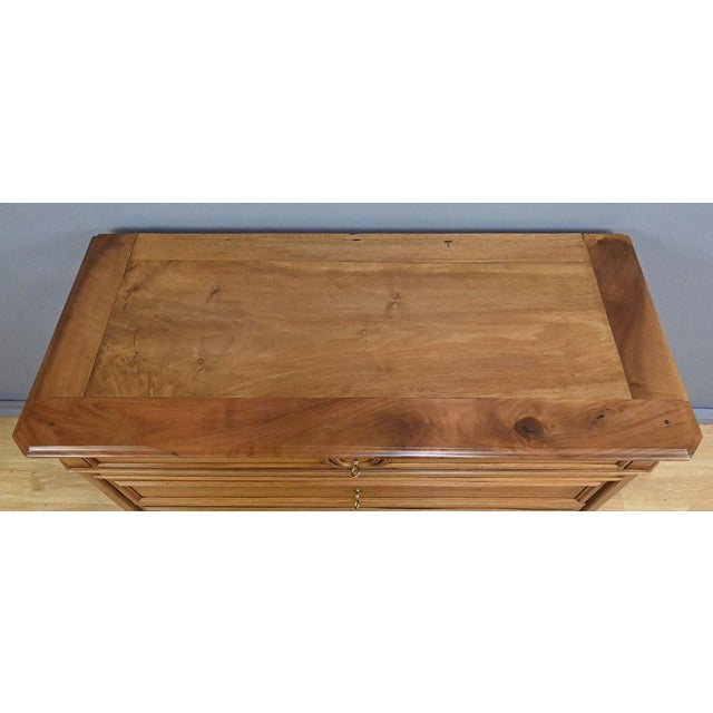 Louis-Philippe Style Walnut Chest of Drawers, 1900s For Sale - Image 6 of 18