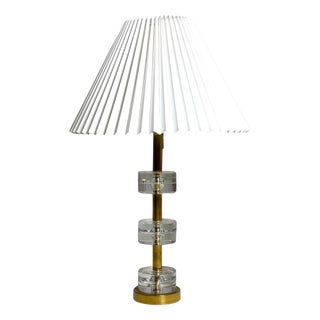 Table Lamp by Carl Fagerlund for Orrefors, 1970s For Sale
