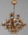 Italian Gilt Tôle Chandelier For Sale - Image 10 of 11