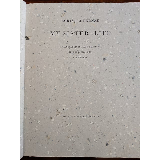 Paper Limited Editions Club My Sister, Life by Boris Pasternak 17/250 Signed Very Fine For Sale - Image 7 of 12