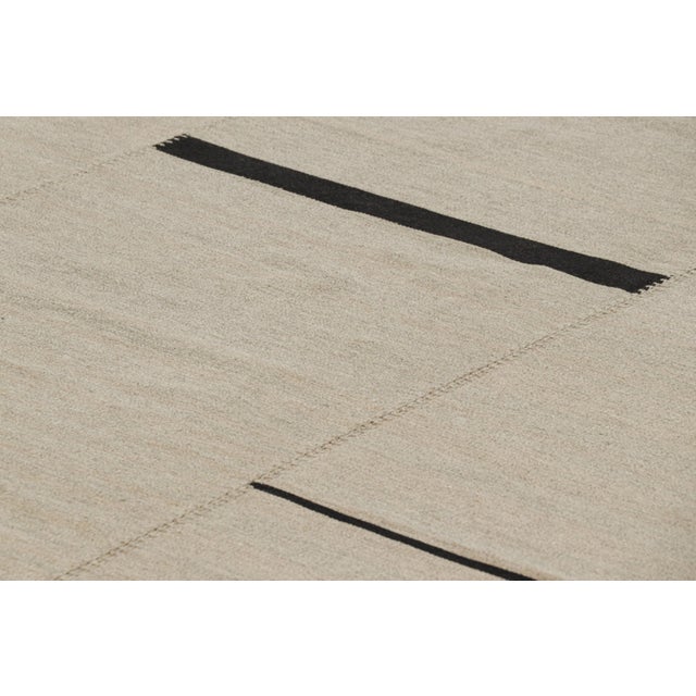 Handwoven in wool, this 9x12 contemporary Kilim is from an exciting new custom-capable flatweave collection by Rug &...