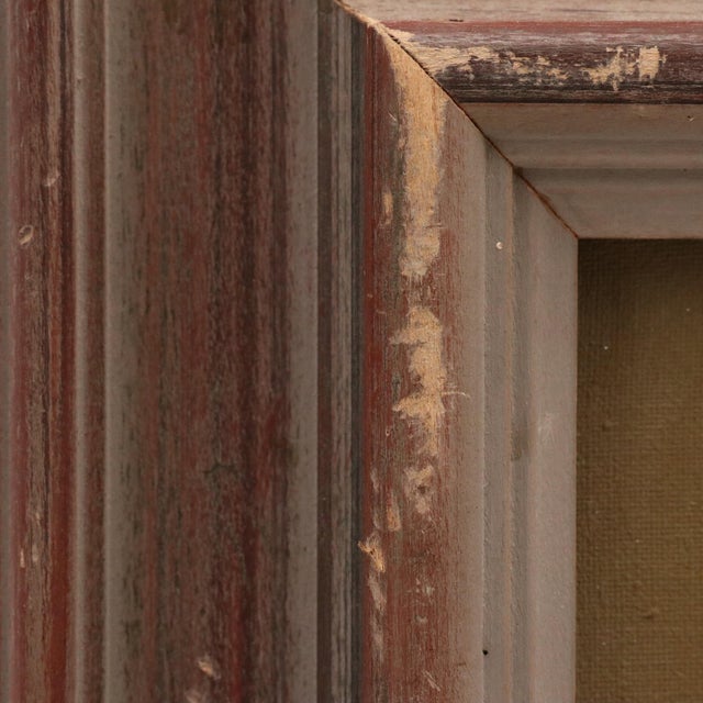 Portraiture Signed Original Oil Portrait of Bearded Gentleman with Red Hat For Sale - Image 3 of 6
