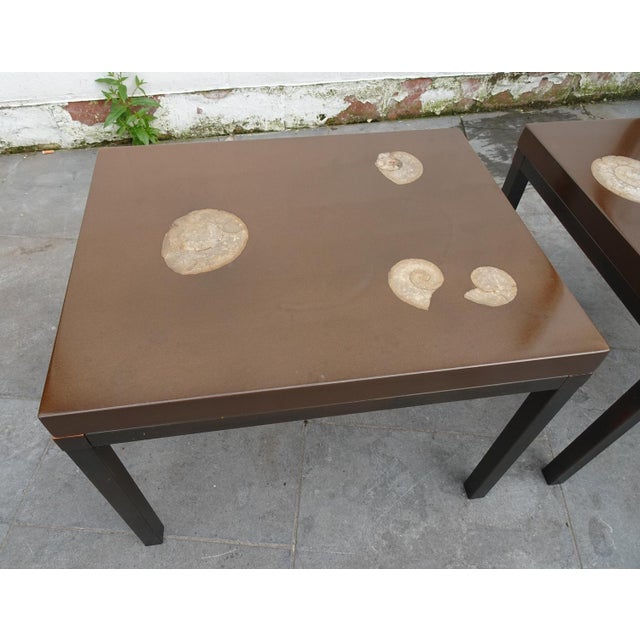 1970s Belgian Side Tables attributed to Ado Chale, 1970s, Set of 2 For Sale - Image 5 of 18