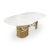 Contemporary Lavish Calacatta Marble Dining Table by Memoir Essence For Sale - Image 3 of 7