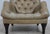 Green Tufted Leather Lounge Chair W. Ottoman For Sale - Image 9 of 18