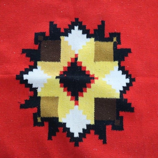 Textile Antique Southwest Native American Handwoven Blanket C1930 For Sale - Image 7 of 9