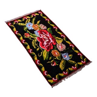 Vintage Moldovian Rug in Wool, 1960s For Sale