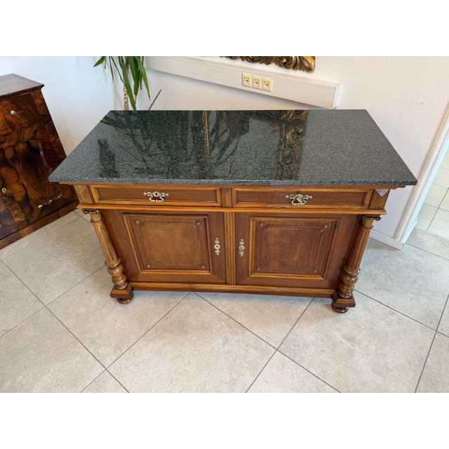 Antique Gründerzeit Column Sideboard For Sale - Image 10 of 13