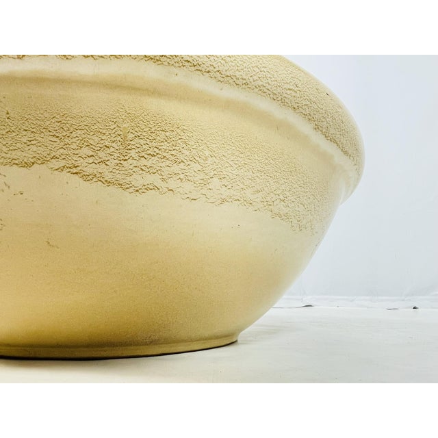 1980s Large Gainey Ceramics California Architectural Stoneware Planter Bowl For Sale - Image 11 of 17