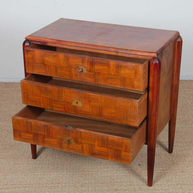 Art Deco Marquetry Chest of Drawers, 1930s For Sale - Image 6 of 10