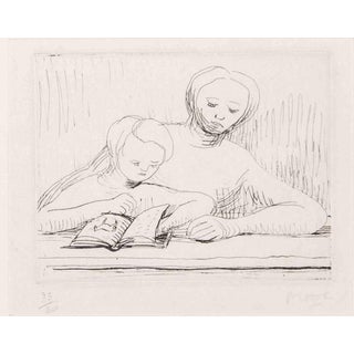 Henry Moore, Picture Book Hand Edition of 50, 1967, Etching For Sale