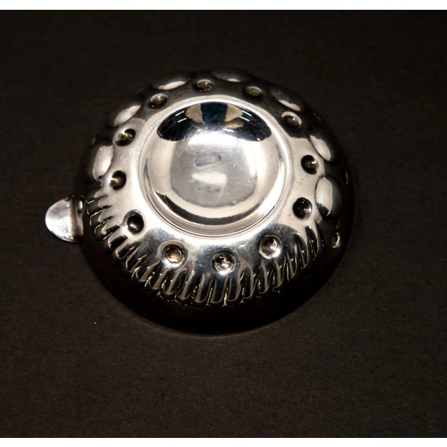 Silver Mid 20th Century Sterling Silver Wine Taster For Sale - Image 8 of 13