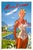 Swiss Travel Poster Montreux by Pierre Brenot Circa 1950 View Mont Blanc Lake Geneva For Sale In Providence - Image 6 of 6