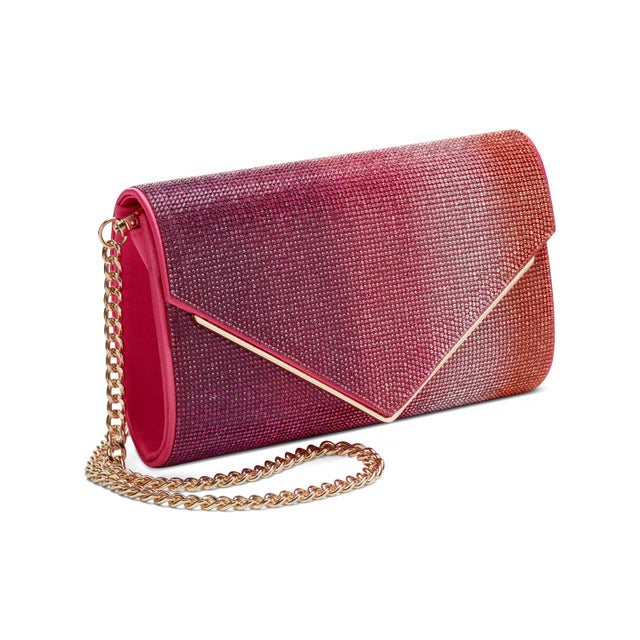Rafe Candy Envelope Clutch in Fuchsia Ombre For Sale In New York - Image 6 of 7