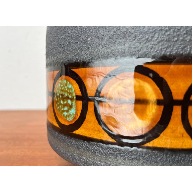 Mid-Century Brutalist West German Pottery WGP Punch Bowl and Cups from Dümler & Breiden, 1960s, Set of 10 For Sale - Image 10 of 18