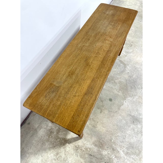 Mid-Century Modern Danish Scandinavian Oak Rustic Dresser Henning Kjaernulf Attrib For Sale - Image 3 of 10