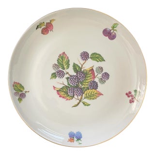 Vintage Naaman Israel Fruit Motif Porcelain China Dinner Plate 11" For Sale